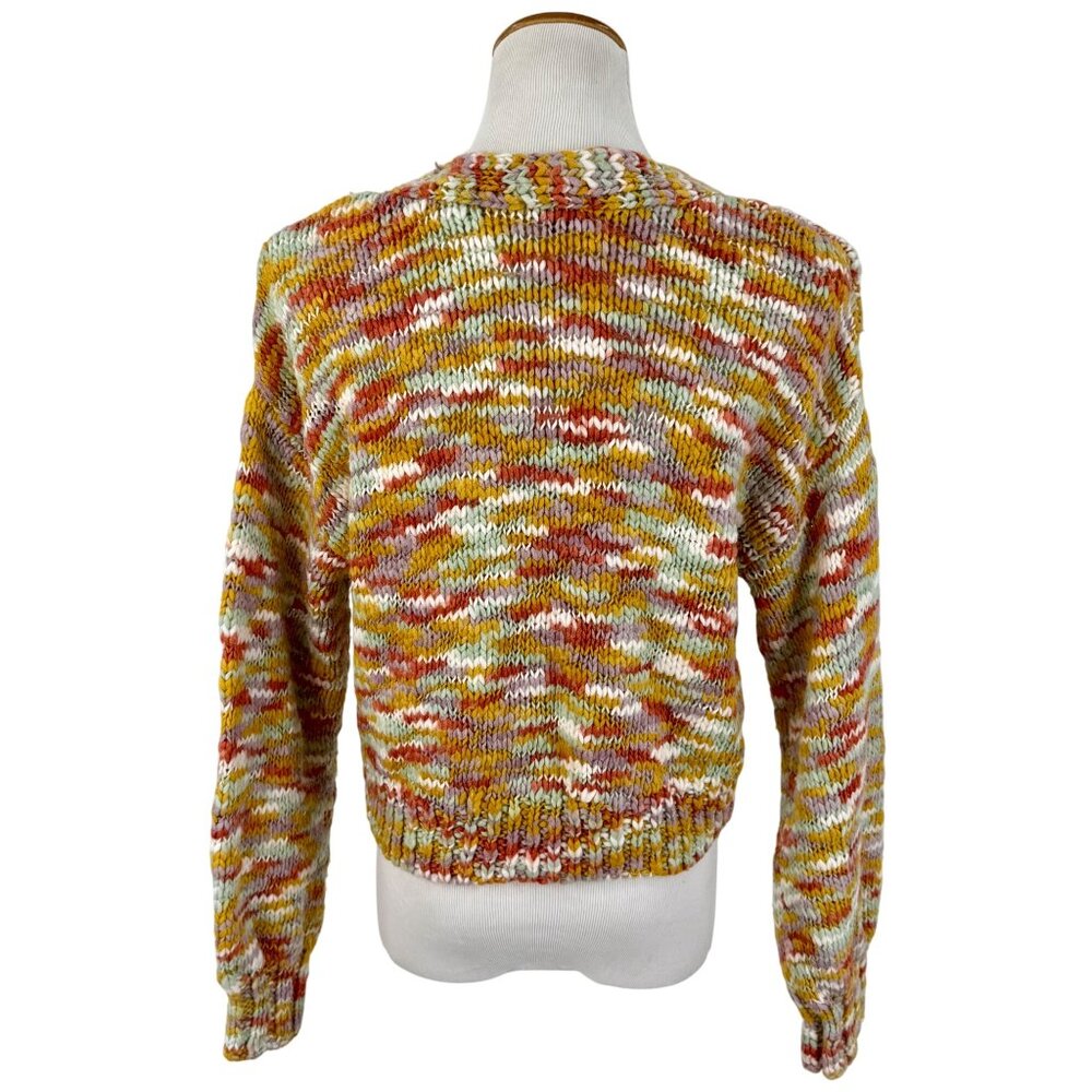 Wild Fable Multicolored Rhinestone Button Front Cardigan Knit| Boho Indie Sleaze - Picture 7 of 16